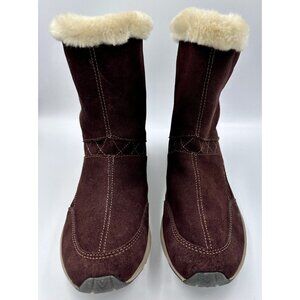 Estesrun Boots Brown Suede Hook And Loop Closure Women’s Size 10